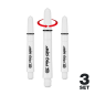 Preview: Target Pro Grip Spin Shafts - 3 Sets - Transparent Short 34mm